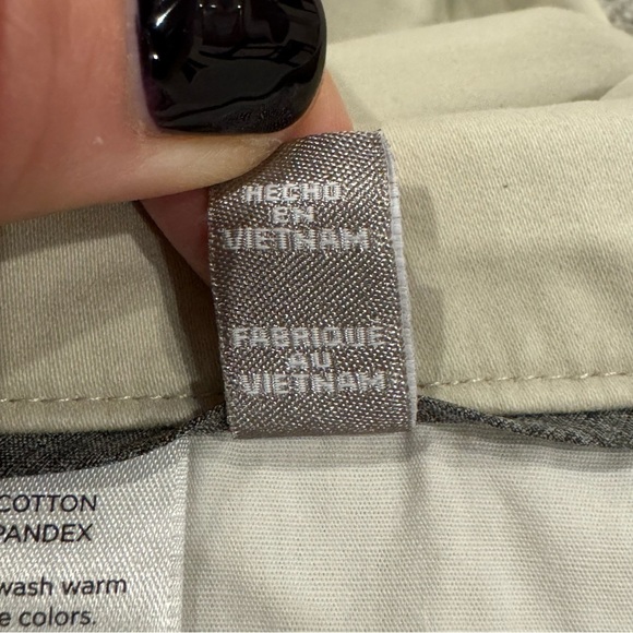 Hickey Freeman 5-Pocket Stretch Cotton Button-Front Trousers Size 34 x 30 EUC - Picture 7 of 10